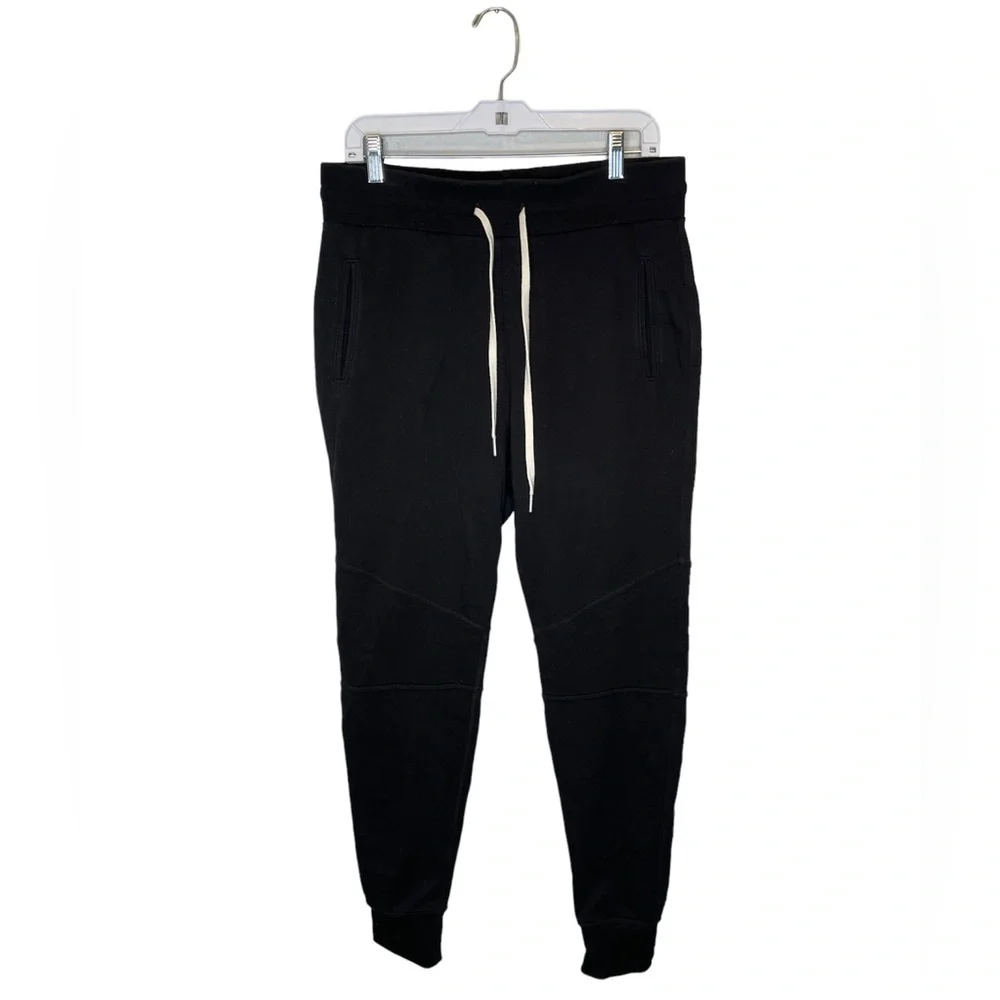 John Elliott Escobar Jogger Sweatpants Mens Size 4 XL Black Lounge Tapered Fit